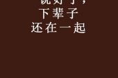 《下辈子还要在一起》(熊大演唱)的文本歌词及LRC歌词