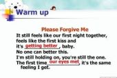 《Please forgive me》(闹闹演唱)的文本歌词及LRC歌词