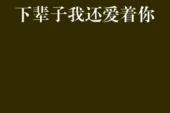 《下辈子再还你》(纪晓斌演唱)的文本歌词及LRC歌词