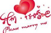 《我们结婚吧》(彭清演唱)的文本歌词及LRC歌词