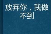 《放弃你我真的做不到》(涓子演唱)的文本歌词及LRC歌词