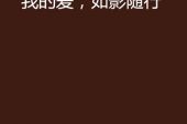 《爱如影随行》(任贤齐,陈松伶演唱)的文本歌词及LRC歌词