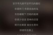 《阿刁》(张韶涵演唱)的文本歌词及LRC歌词