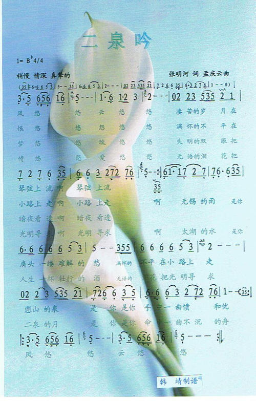 《二泉吟》LRC歌词 《二泉吟》(汤非,王莉)歌词555uuu下载