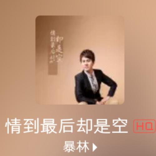 《情到最后却是空》LRC歌词 《情到最后却是空》(暴林)歌词555uuu下载