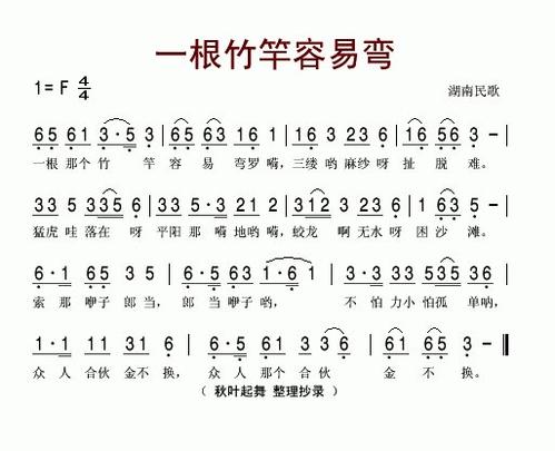 《一根竹竿容易弯》LRC歌词 《一根竹竿容易弯》(李谷一)歌词555uuu下载