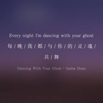 《Dancing With Your Ghost》LRC歌词 《Dancing With Your Ghost》(Sasha,Sloan)歌词555uuu下载
