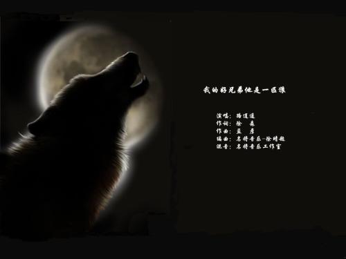 《我的好兄弟是一匹狼》(刘朝林)歌词555uuu下载