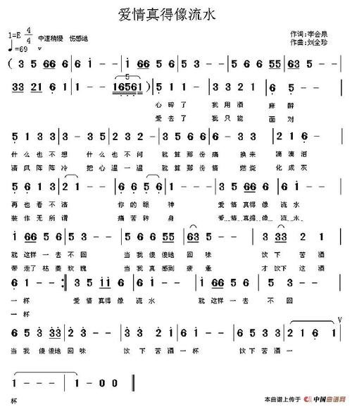 《爱情象流水》(陈小云)歌词555uuu下载