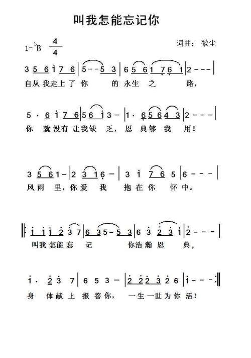 《怎能忘了你是谁》LRC歌词 《怎能忘了你是谁》(陈瑞,赵小兵)歌词555uuu下载