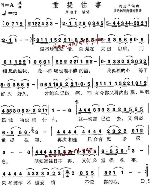 《不该重提往事》LRC歌词 《不该重提往事》(百合二重唱)歌词555uuu下载