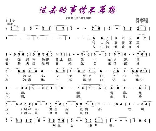 《过去的事情不再想》LRC歌词 《过去的事情不再想》(李谷一)歌词555uuu下载